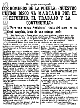 Nota de prensa del 1978