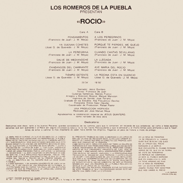 Reverso LP 1985 Presentan: Rocío