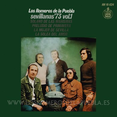 Single/EP del álbum Sevillanas '73 de Los Romeros de la Puebla, año 1973 