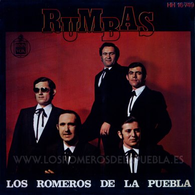 Single/EP del álbum Canciones y Rumbas de Los Romeros de la Puebla, año 1973 