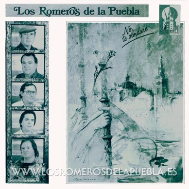 Single/EP del álbum No te olvidaré de Los Romeros de la Puebla, año 1990 
