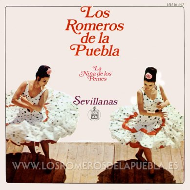 Single/EP del álbum De Sevilla a la marisma de Los Romeros de la Puebla, año 1969 