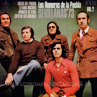 Single/EP del álbum Sevillanas '73 de Los Romeros de la Puebla, año 1973 