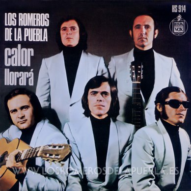 Single/EP del álbum Canciones y Rumbas de Los Romeros de la Puebla, año 1973 