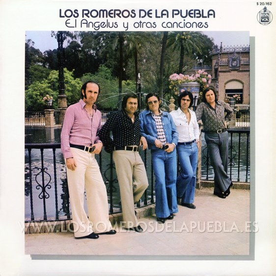 Portada diferente del disco Canciones y Rumbas de Los Romeros de la Puebla. Año 1973