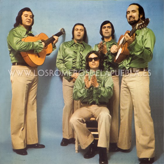 Portada diferente del disco Sevillanas '74 de Los Romeros de la Puebla. Año 1974