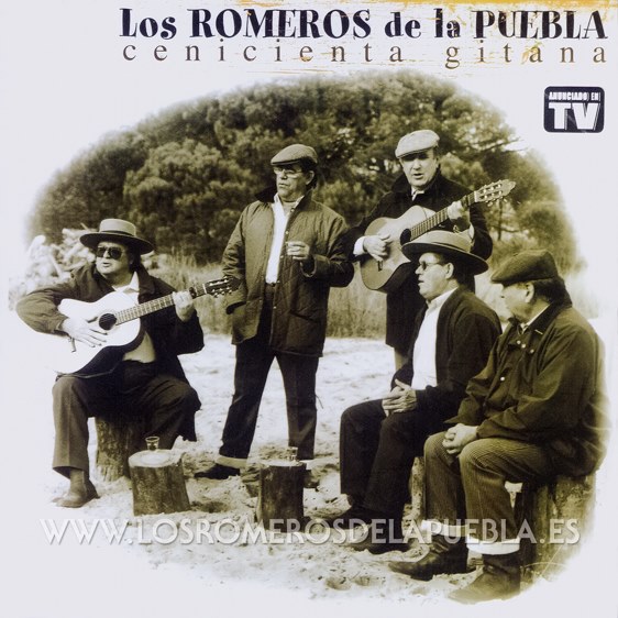 Portada del disco Cenicienta Gitana de Los Romeros de la Puebla. Año 2002