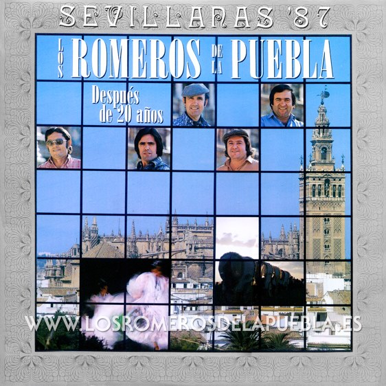 Portada del disco Después de 20 años de Los Romeros de la Puebla. Año 1987