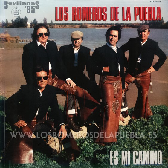 Portada del disco Es mi camino de Los Romeros de la Puebla. Año 1985