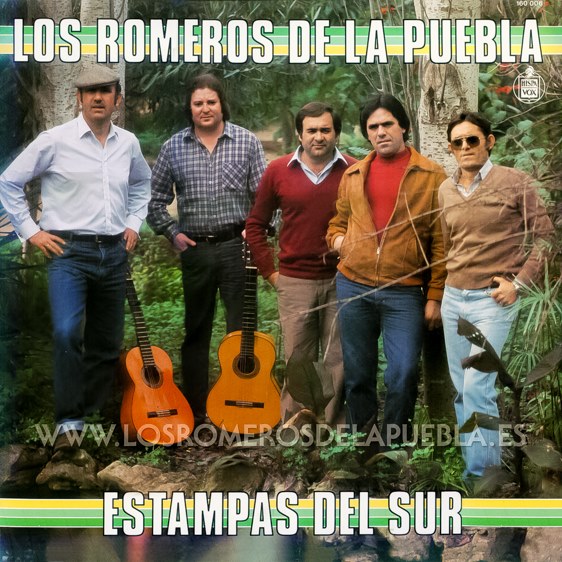 Portada del disco Estampas del sur de Los Romeros de la Puebla. Año 1983
