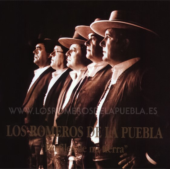 Portada del disco Perfiles de mi Tierra de Los Romeros de la Puebla. Año 1996