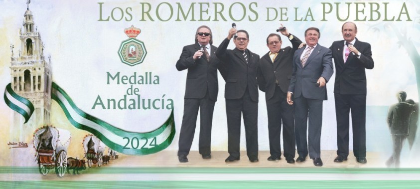 Logo de la Medalla de Andalucía para Los Romeros de la Puebla