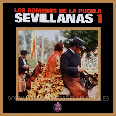 Single/EP del álbum Sevillanas de Los Romeros de la Puebla, año 1968 