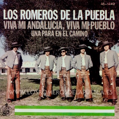 Single/EP del álbum ...Y se llama Andalucía de Los Romeros de la Puebla, año 1977 