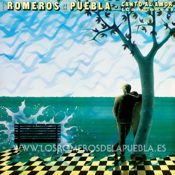 Portada del disco Canto al amor de Los Romeros de la Puebla. Año 1987