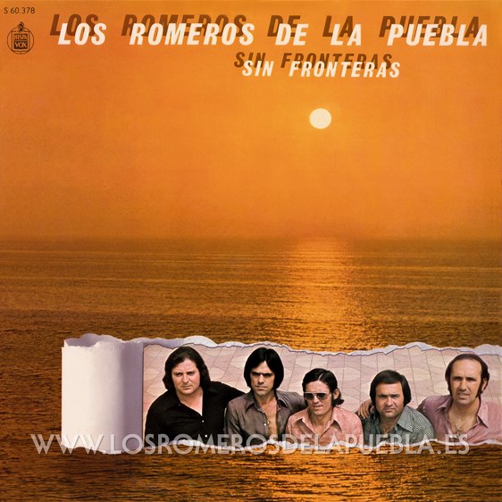 Portada del disco Sin Fronteras de Los Romeros de la Puebla. Año 1980