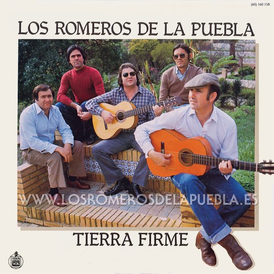 Portada del disco Tierra firme de Los Romeros de la Puebla. Año 1984