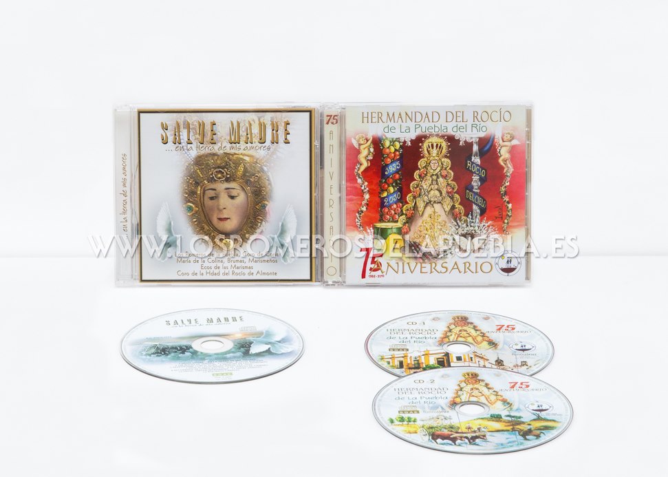 Las obras temáticas Salve Madre ... en la tierra de mis amores 2008 y 75 Aniversario de la Hermandad de la Puebla del Río 2009.