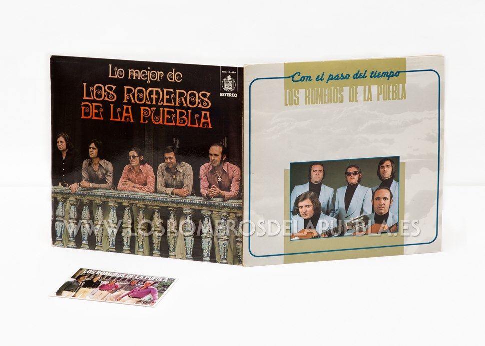 Las obras Lo mejor de Los Romeros de la Puebla y Con el paso del tiempo.