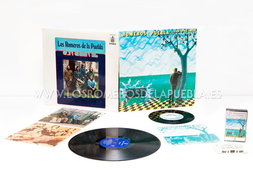 El disco Canciones 1975 y Canto al amor 1987.