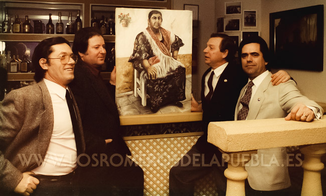 Con algunas de sus amistades