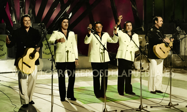 Los Romeros de la Puebla en una actuación de TV